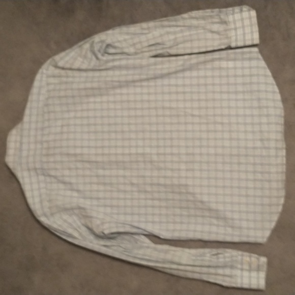 Hugo Boss Dress Shirt. Blue checkered. Size 16. - Picture 3 of 3